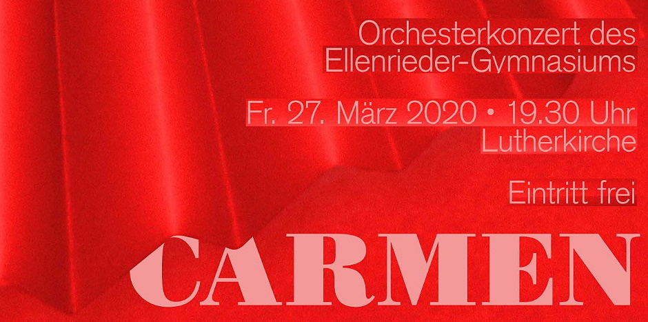 Einladung zum Orchesterkonzert am 27. März