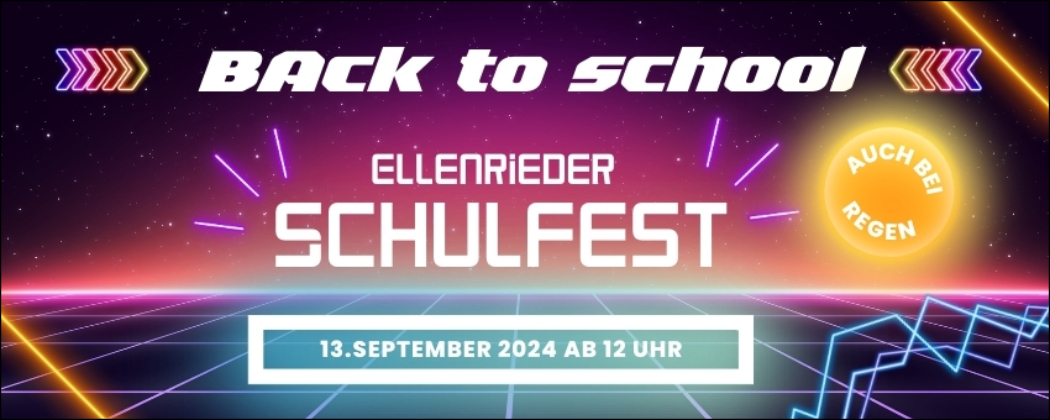 Schulfest am 13. September – Wir freuen uns auf euch!