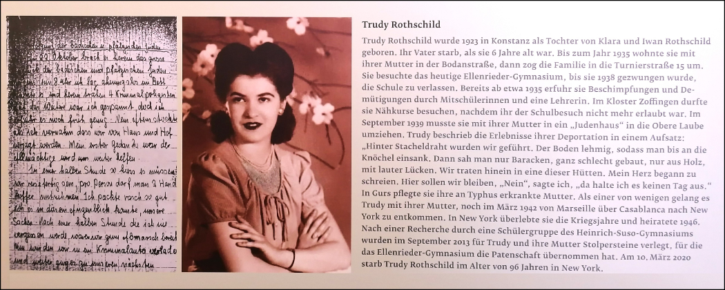 Ausstellung: Trudy Rothschild – am Ellenrieder unerwünscht 