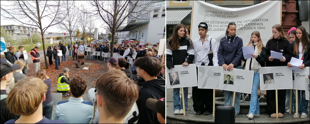 Engagement beim Gedenkweg zum Bahnhof Petershausen