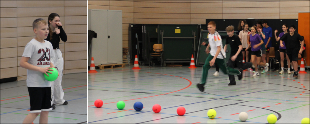 Spannende Spiele beim Dodgeball-Turnier der Klassen 7 und 8