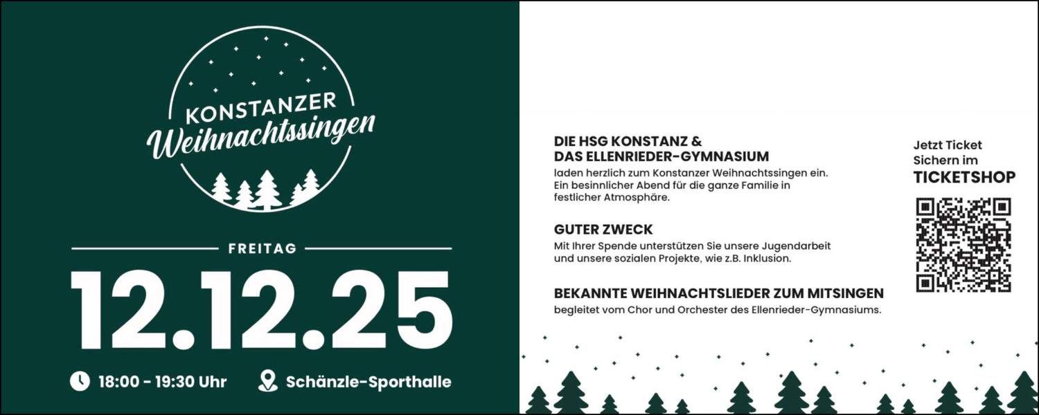 Konstanzer Weihnachtssingen – Wir sind dabei!